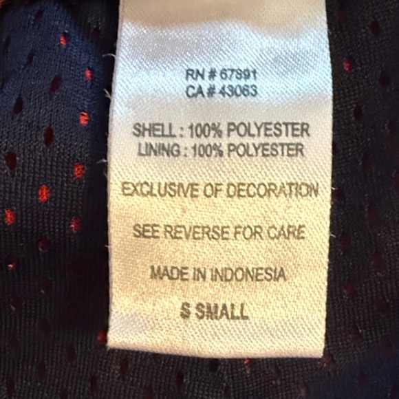 Team USA Red Women's Mesh Athletic Running Shorts - small - Picture 5 of 7